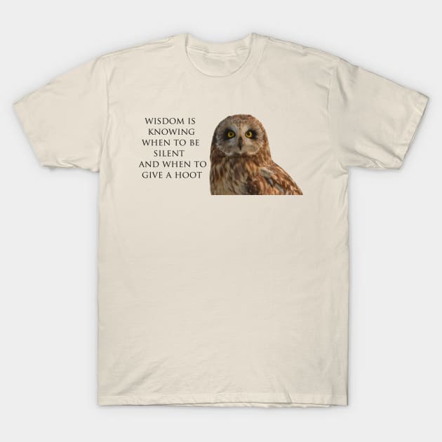 Wisdom T-Shirt by Whisperingpeaks